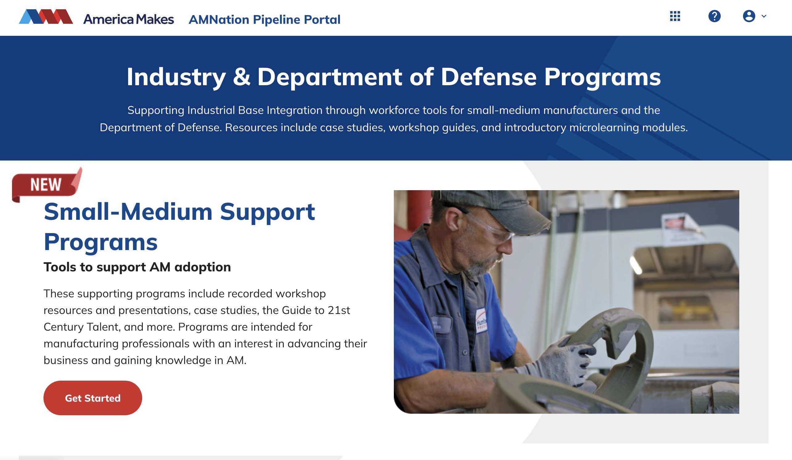 America Makes — AMNation Pipeline Portal