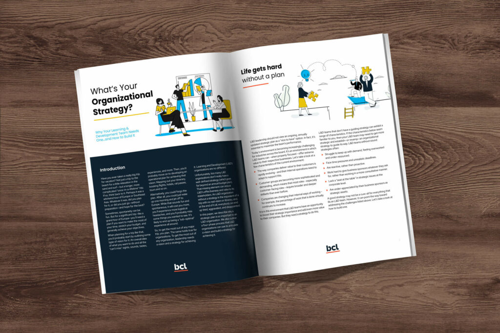 Optimizing the L&D organization