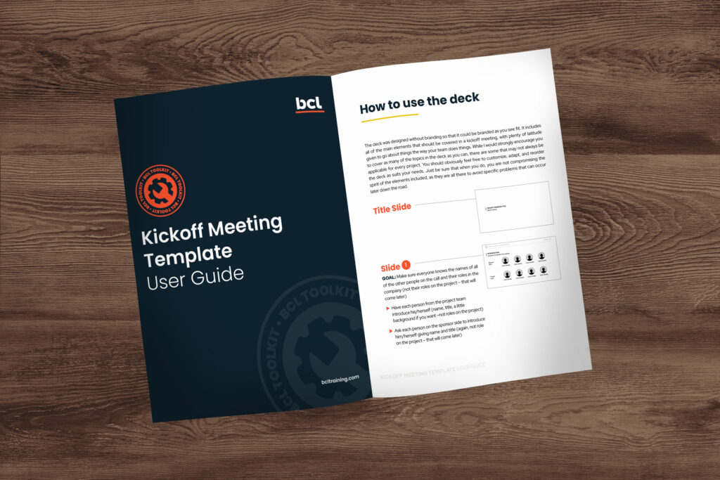 Project startup toolkit